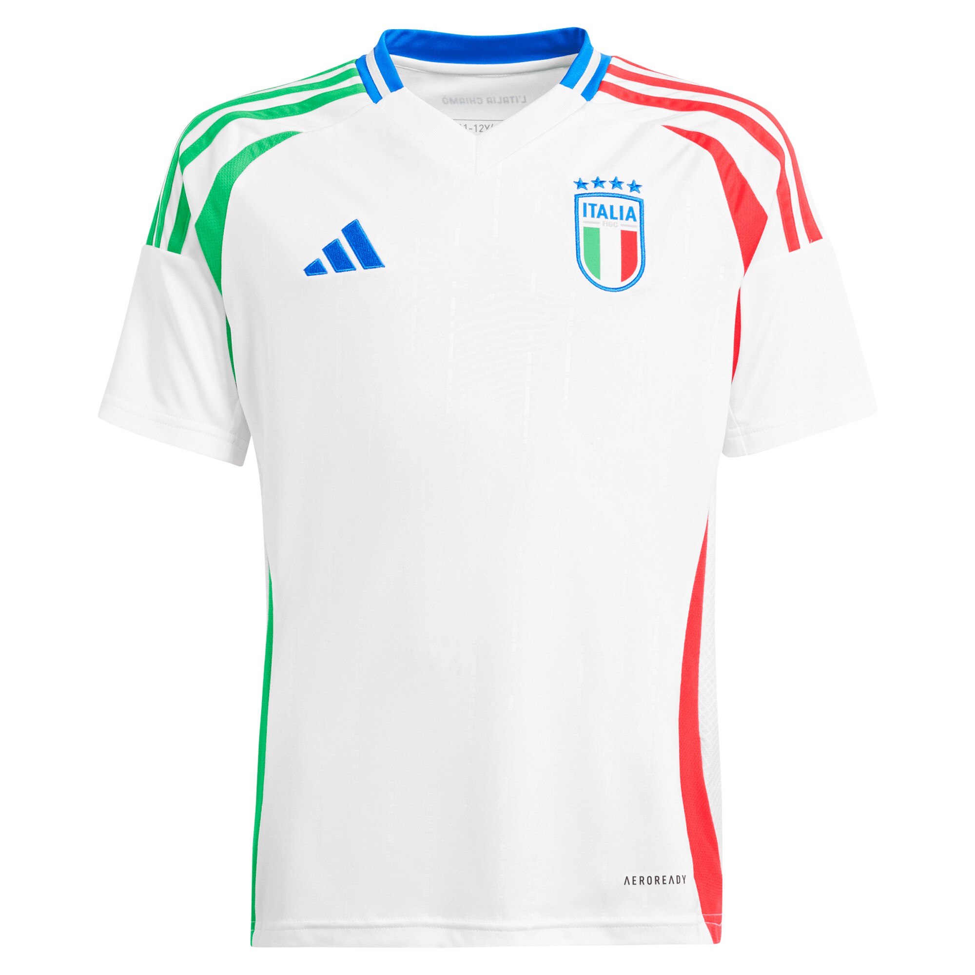 italy national team adidas youth 2024 away replica jersey – white Collection – Brazil World Cup Jerseys and T-Shirts