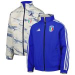 italy national team adidas youth team anthem reversible full-zip jacket – blue Collection – Brazil World Cup Jerseys and T-Shirts