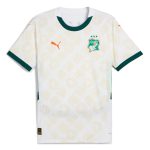 ivory coast national team puma 2025 away replica jersey – white Collection – Brazil World Cup Jerseys and T-Shirts