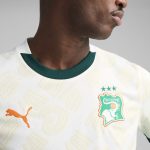 ivory coast national team puma 2025 away replica jersey – white Collection – Brazil World Cup Jerseys and T-Shirts