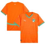 ivory coast national team puma 2025 home replica jersey – orange Collection – Brazil World Cup Jerseys and T-Shirts