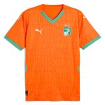 ivory coast national team puma 2025 home replica jersey – orange Collection – Brazil World Cup Jerseys and T-Shirts