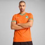 ivory coast national team puma 2025 home replica jersey – orange Collection – Brazil World Cup Jerseys and T-Shirts