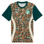 ivory coast national team puma 2025 pre-match jersey – green Collection – Brazil World Cup Jerseys and T-Shirts