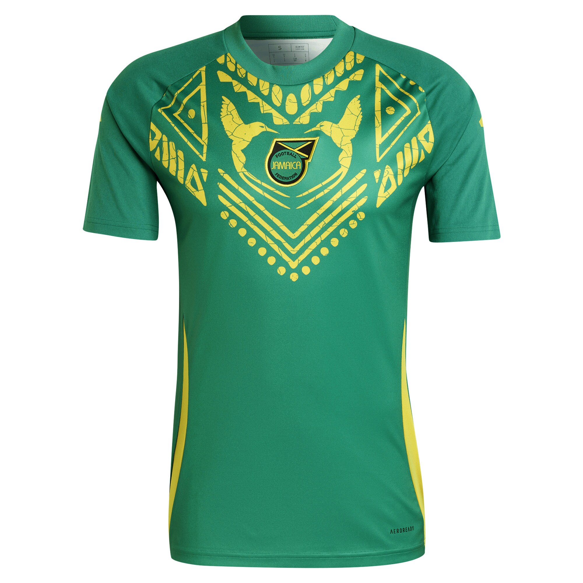jamaica national team adidas 2024 pre-match top – green Collection – Brazil World Cup Jerseys and T-Shirts