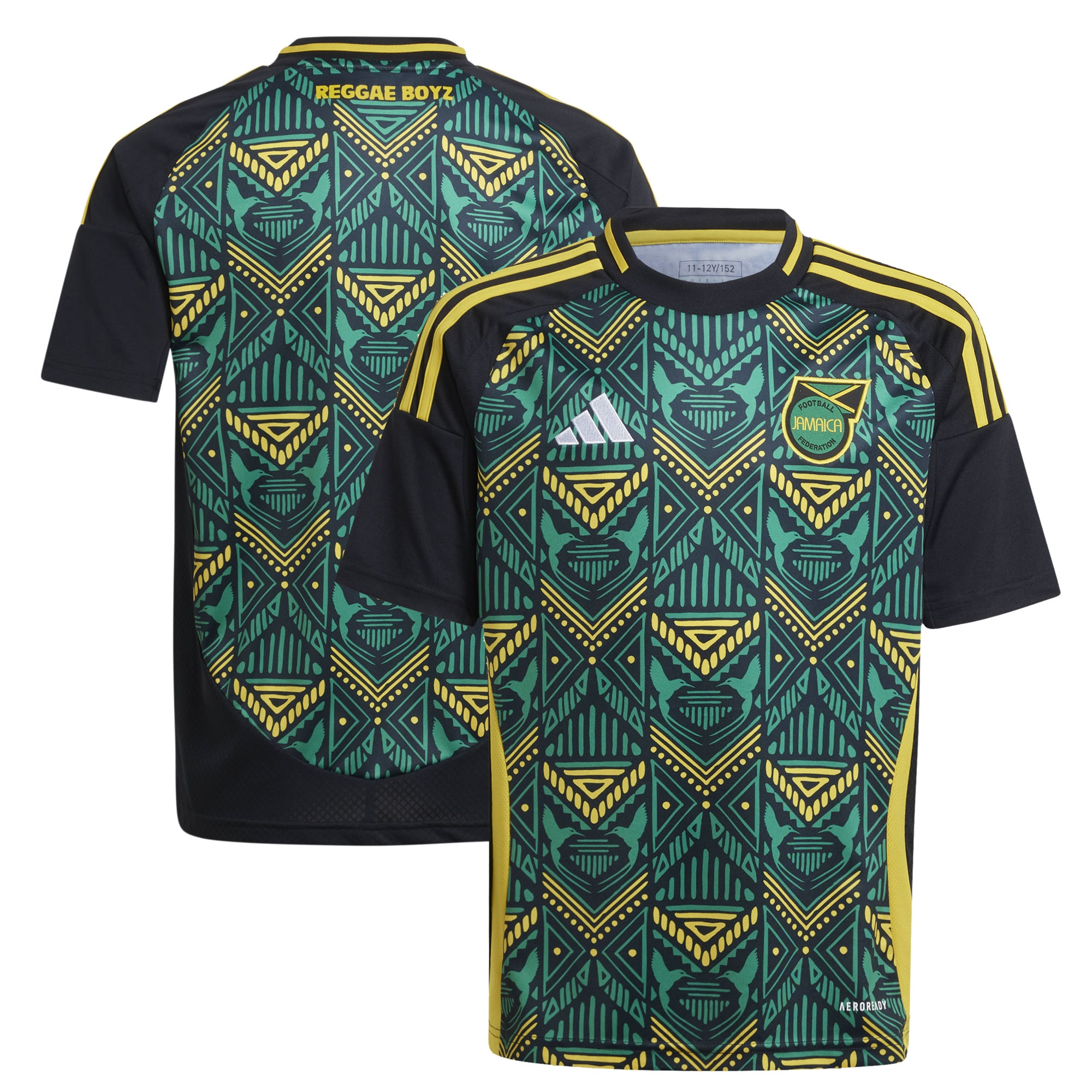 jamaica national team adidas youth 2024 away replica jersey – black Collection – Brazil World Cup Jerseys and T-Shirts