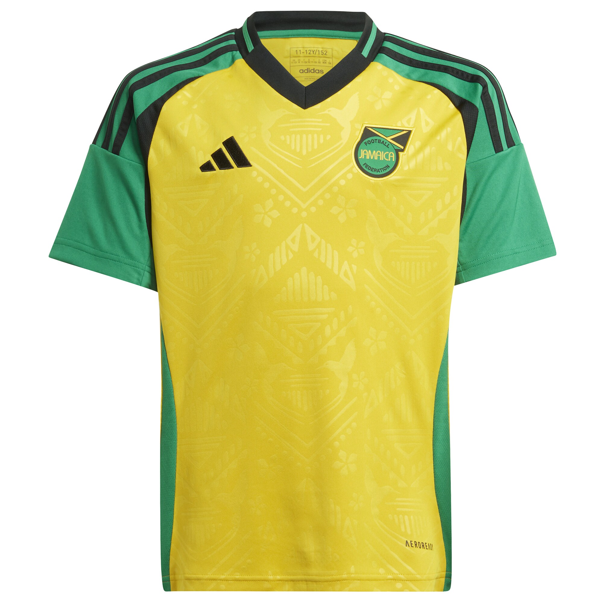 jamaica national team adidas youth 2024 home replica jersey – yellow Collection – Brazil World Cup Jerseys and T-Shirts