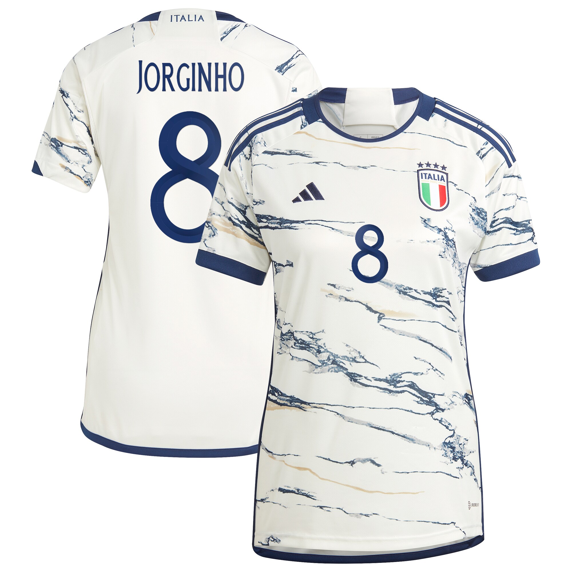 jorginho italy national team adidas women8217s 2023 away replica jersey – white Collection – Brazil World Cup Jerseys and T-Shirts