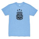 julián Álvarez argentina national team 1863fc player retro tri-blend t-shirt – light blue Collection – Brazil World Cup Jerseys and T-Shirts