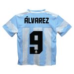 julián Álvarez argentina national team vive la fete football jersey – light blue Collection – Brazil World Cup Jerseys and T-Shirts