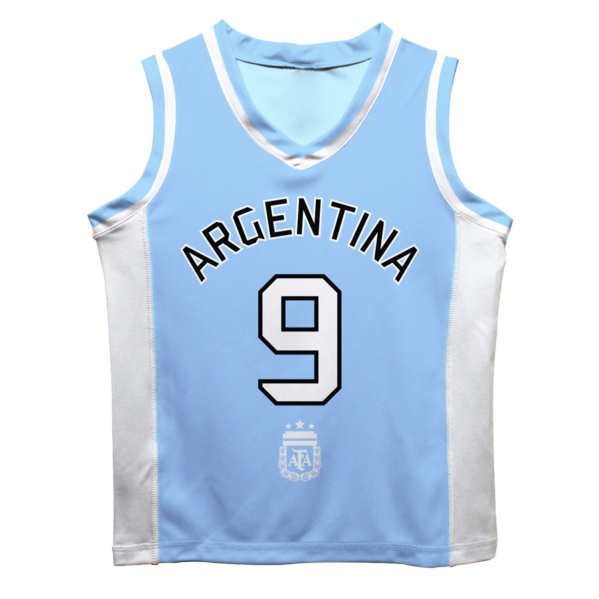 julián Álvarez argentina national team vive la fete mesh basketball jersey – light blue Collection – Brazil World Cup Jerseys and T-Shirts