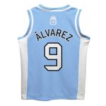 julián Álvarez argentina national team vive la fete mesh basketball jersey – light blue Collection – Brazil World Cup Jerseys and T-Shirts