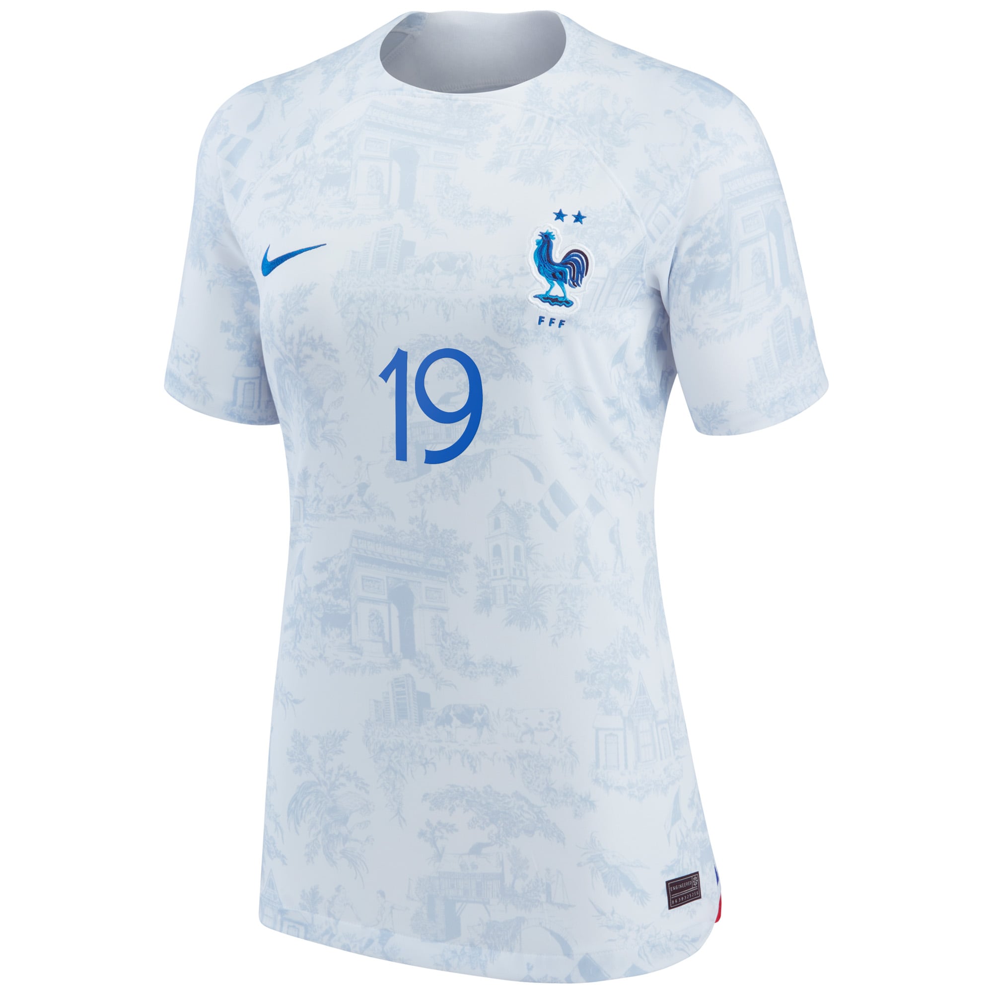karim benzema france national team nike women8217s 202223 away breathe stadium replica player jersey – white Collection – Brazil World Cup Jerseys and T-Shirts