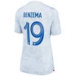 karim benzema france national team nike women8217s 202223 away breathe stadium replica player jersey – white Collection – Brazil World Cup Jerseys and T-Shirts