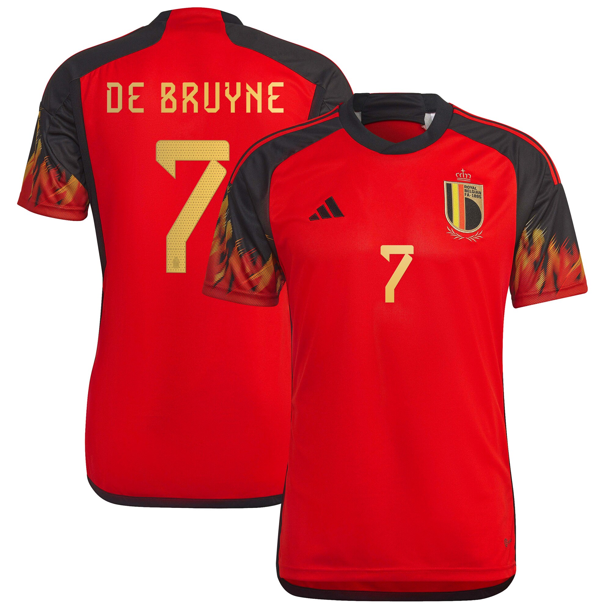 kevin de bruyne belgium national team adidas 202223 home replica jersey – red Collection – Brazil World Cup Jerseys and T-Shirts