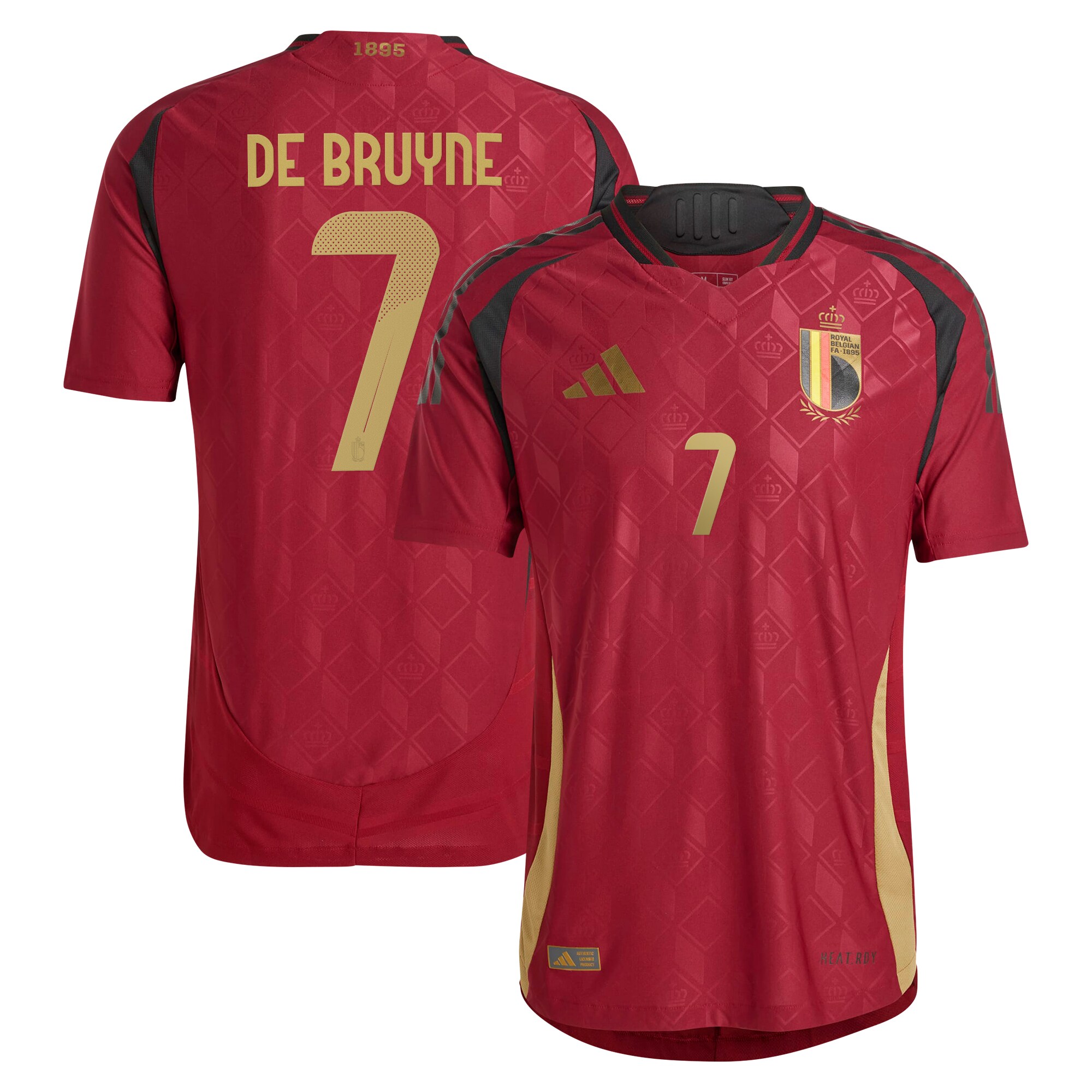 kevin de bruyne belgium national team adidas 2024 home authentic player jersey – burgundy Collection – Brazil World Cup Jerseys and T-Shirts