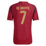 kevin de bruyne belgium national team adidas 2024 home authentic player jersey – burgundy Collection – Brazil World Cup Jerseys and T-Shirts