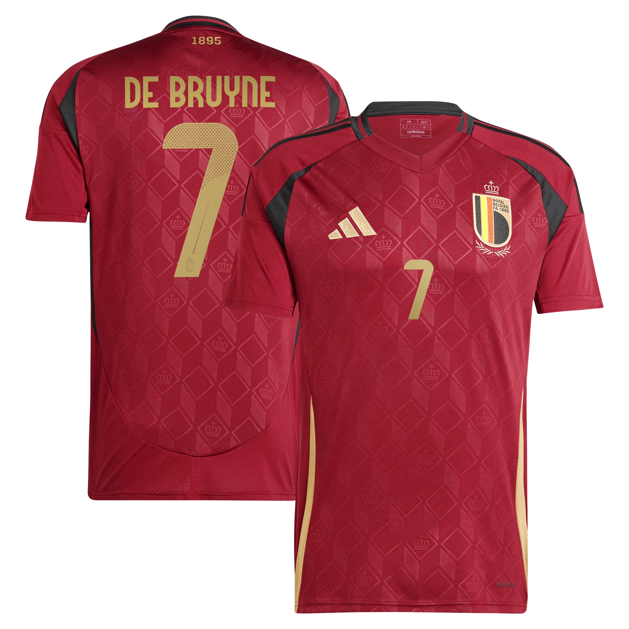 kevin de bruyne belgium national team adidas 2024 home replica player jersey – burgundy Collection – Brazil World Cup Jerseys and T-Shirts