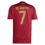 kevin de bruyne belgium national team adidas 2024 home replica player jersey – burgundy Collection – Brazil World Cup Jerseys and T-Shirts