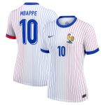kylian mbappe france national team nike women8217s 2024 away replica jersey – white Collection – Brazil World Cup Jerseys and T-Shirts
