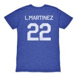 lautaro martinez argentina national team 1863fc retro player tri-blend t-shirt – blue Collection – Brazil World Cup Jerseys and T-Shirts