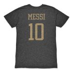 lionel messi argentina national team 1863fc player retro tri-blend t-shirt – heather black Collection – Brazil World Cup Jerseys and T-Shirts