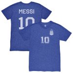 lionel messi argentina national team 1863fc retro name amp number tri-blend t-shirt – blue Collection – Brazil World Cup Jerseys and T-Shirts