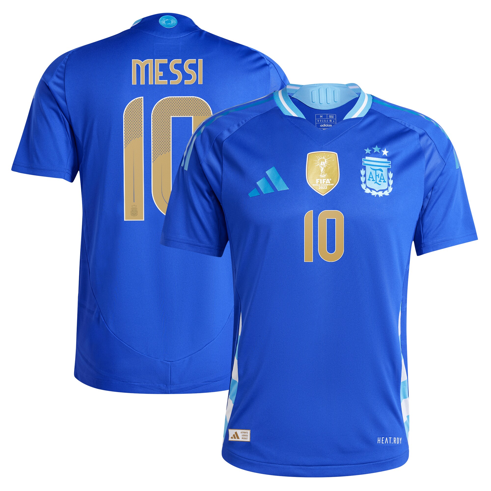 lionel messi argentina national team adidas 2024 away authentic player jersey – blue Collection – Brazil World Cup Jerseys and T-Shirts