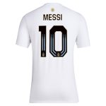 lionel messi argentina national team adidas name amp number t-shirt – white Collection – Brazil World Cup Jerseys and T-Shirts
