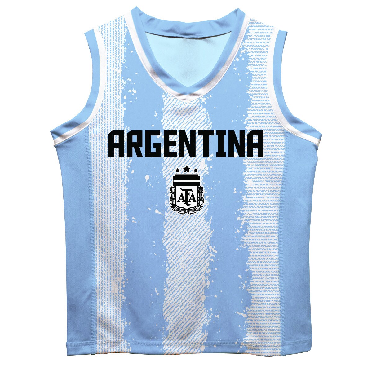 lionel messi argentina national team vive la fete toddler painted stripes basketball jersey – light blue Collection – Brazil World Cup Jerseys and T-Shirts