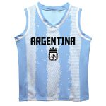 lionel messi argentina national team vive la fete youth painted stripes basketball jersey – light blue Collection – Brazil World Cup Jerseys and T-Shirts