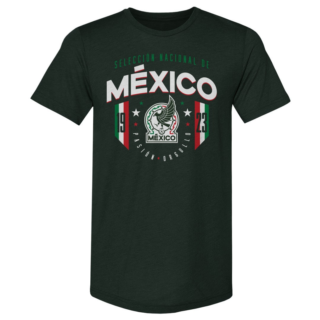 mexico national team 500 level 1923 premium tri-blend t-shirt – forest green Collection – Brazil World Cup Jerseys and T-Shirts