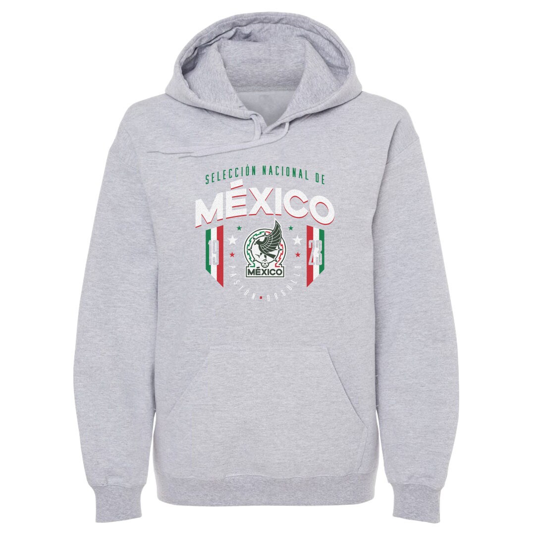 mexico national team 500 level 1923 pullover hoodie – gray Collection – Brazil World Cup Jerseys and T-Shirts