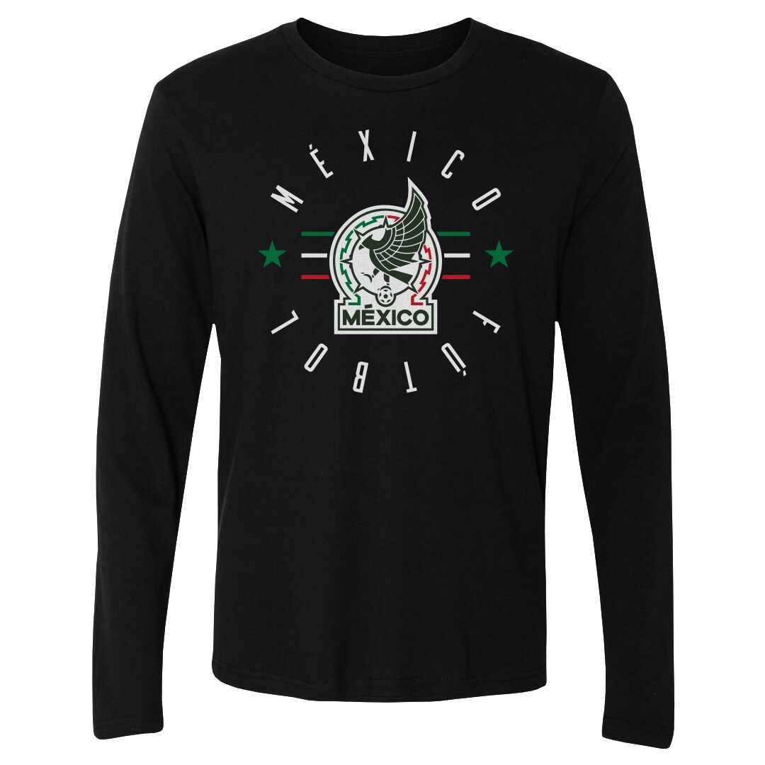 mexico national team 500 level futbol long sleeve t-shirt – black Collection – Brazil World Cup Jerseys and T-Shirts