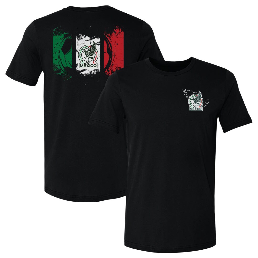 mexico national team 500 level grunge flag fampb t-shirt – black Collection – Brazil World Cup Jerseys and T-Shirts