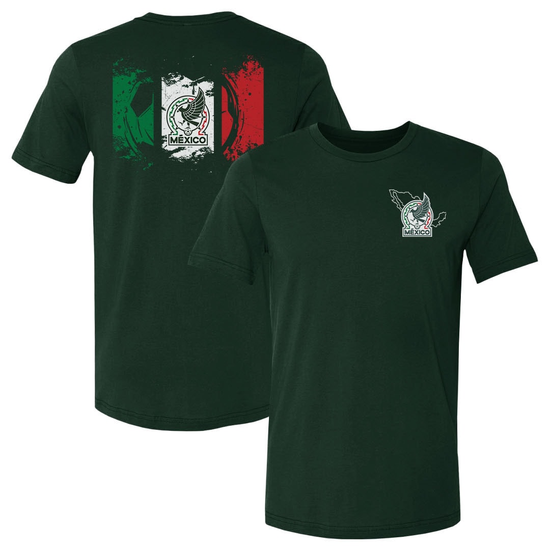 mexico national team 500 level grunge flag fampb t-shirt – forest green Collection – Brazil World Cup Jerseys and T-Shirts