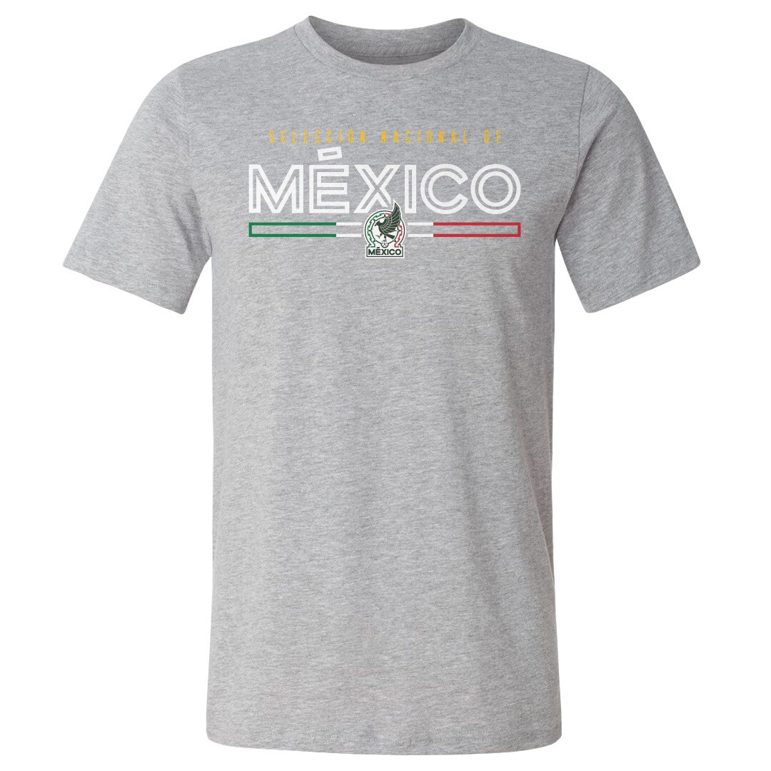 mexico national team 500 level inline t-shirt – heather gray Collection – Brazil World Cup Jerseys and T-Shirts