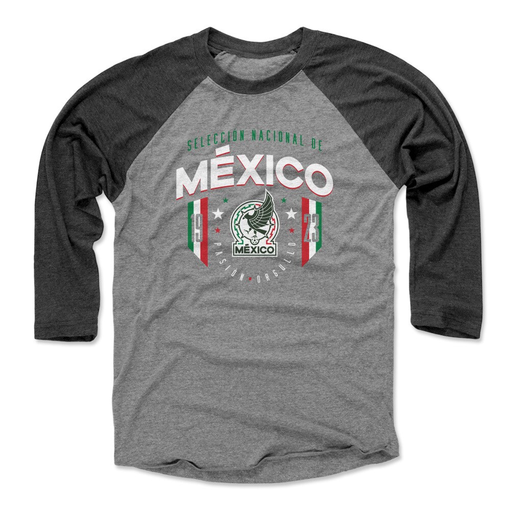 mexico national team 500 level male adult 1923 t-shirt – black Collection – Brazil World Cup Jerseys and T-Shirts