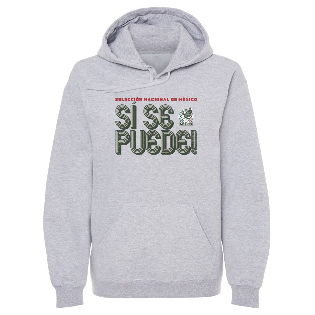 mexico national team 500 level si se puede inline bold pullover hoodie – gray Collection – Brazil World Cup Jerseys and T-Shirts