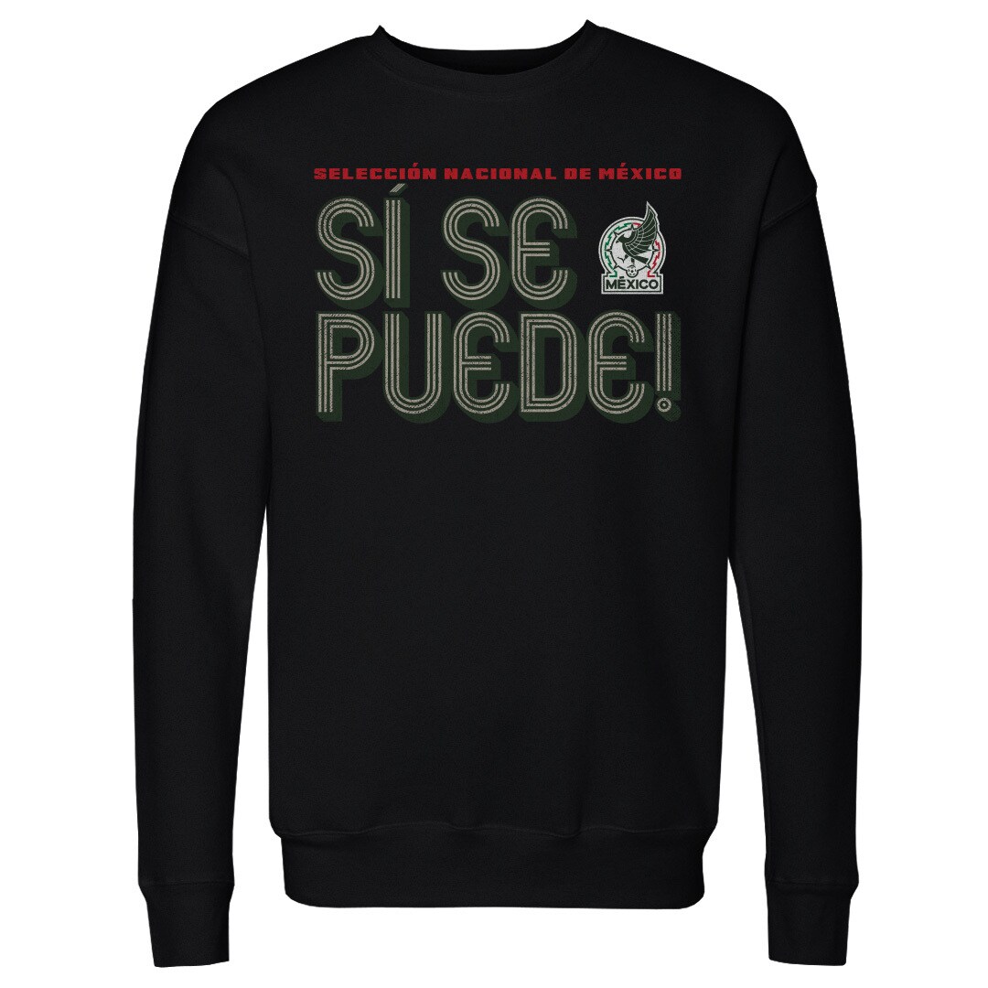 mexico national team 500 level si se puede inline bold pullover sweatshirt – black Collection – Brazil World Cup Jerseys and T-Shirts