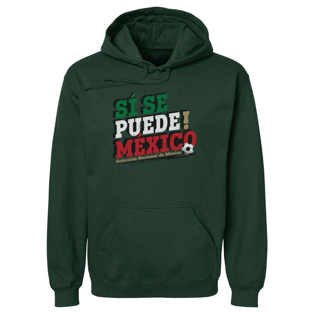 mexico national team 500 level si se puede pullover hoodie – forest green Collection – Brazil World Cup Jerseys and T-Shirts