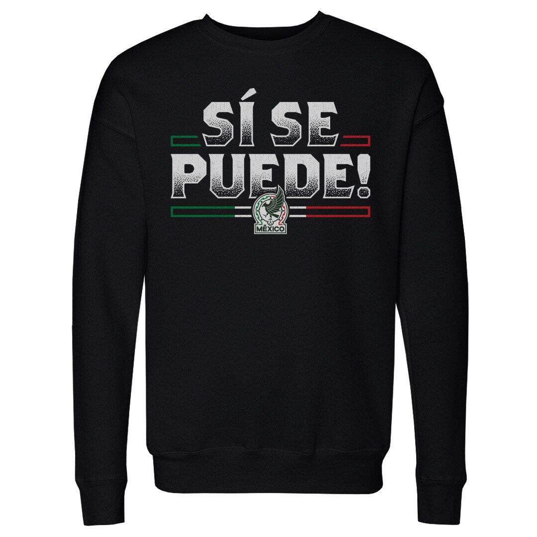mexico national team 500 level si se puede pullover sweatshirt – black Collection – Brazil World Cup Jerseys and T-Shirts