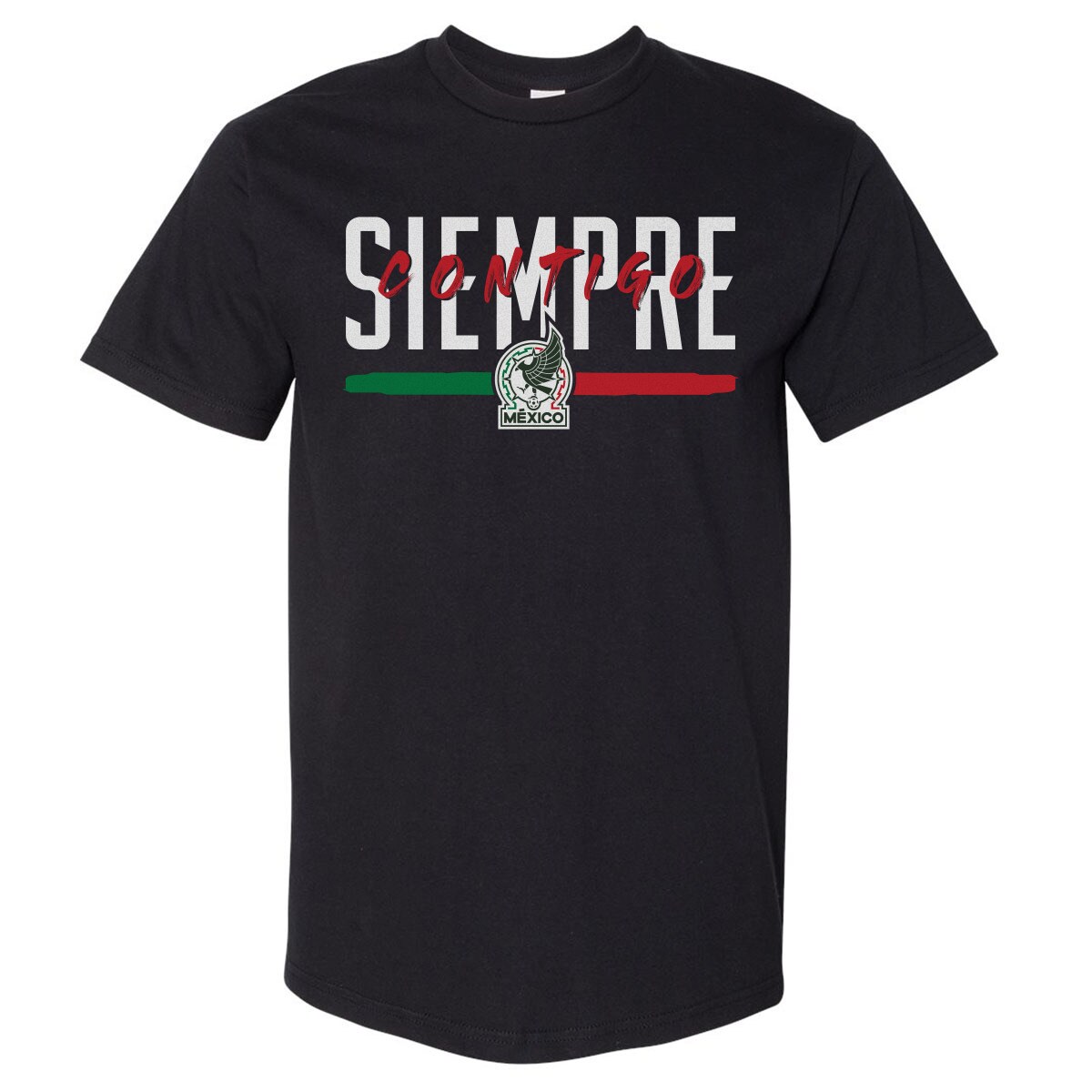 mexico national team 500 level siempre contigo heavyweight t-shirt – black Collection – Brazil World Cup Jerseys and T-Shirts