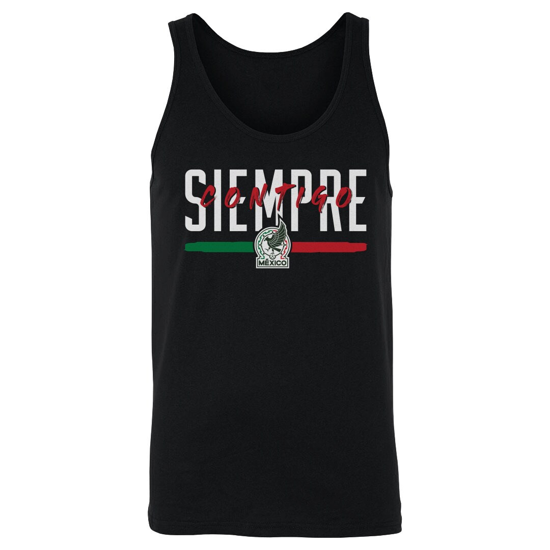 mexico national team 500 level siempre contigo tank top – black Collection – Brazil World Cup Jerseys and T-Shirts