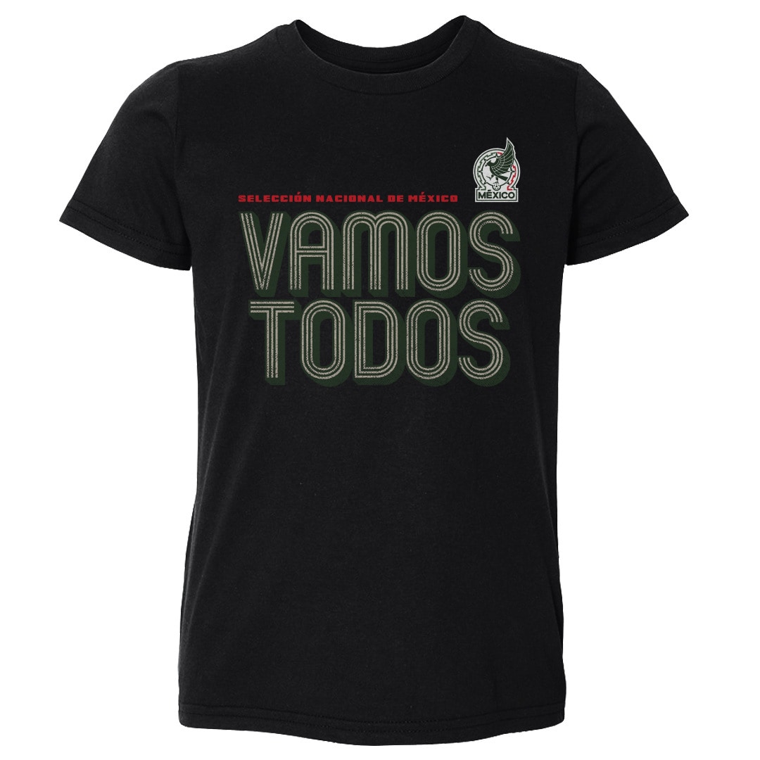 mexico national team 500 level toddler inline bold t-shirt – black Collection – Brazil World Cup Jerseys and T-Shirts