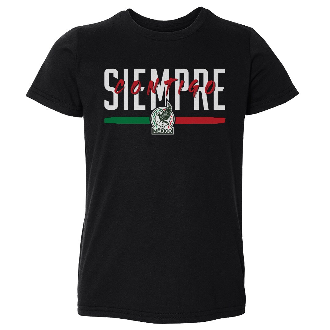 mexico national team 500 level toddler siempre contigo t-shirt – black Collection – Brazil World Cup Jerseys and T-Shirts