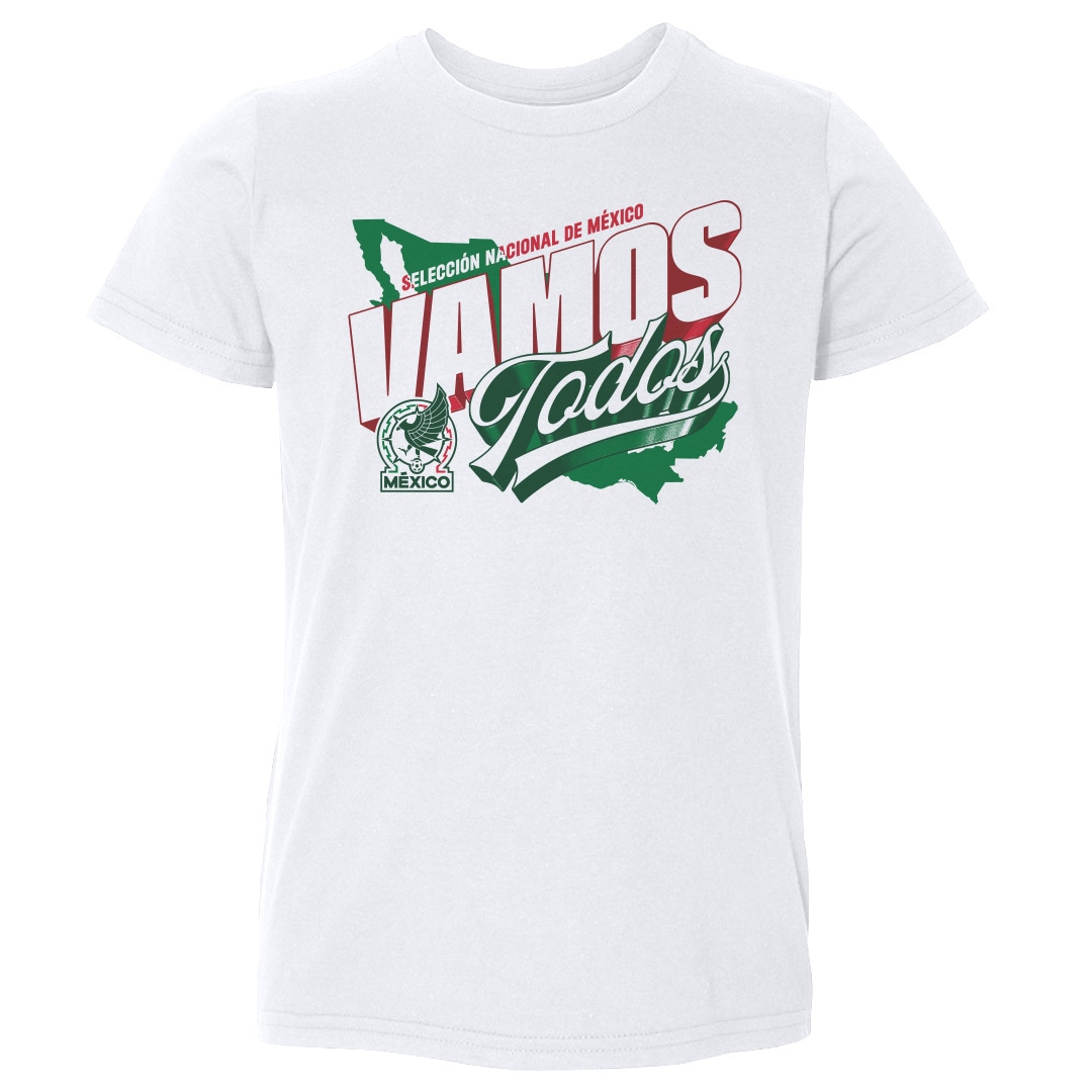 mexico national team 500 level toddler vamos todos country t-shirt – white Collection – Brazil World Cup Jerseys and T-Shirts
