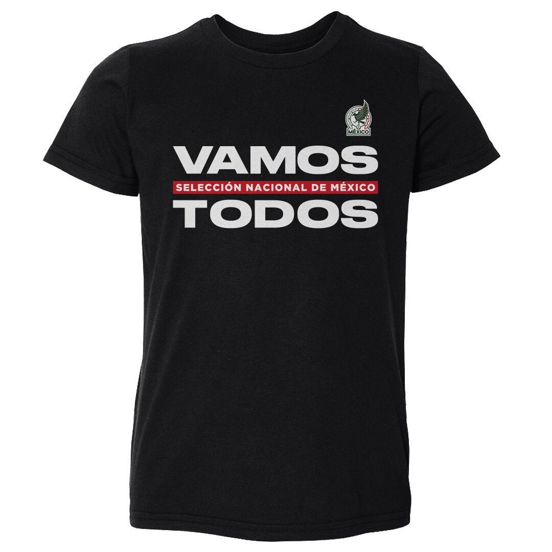 mexico national team 500 level toddler vamos todos t-shirt – black Collection – Brazil World Cup Jerseys and T-Shirts