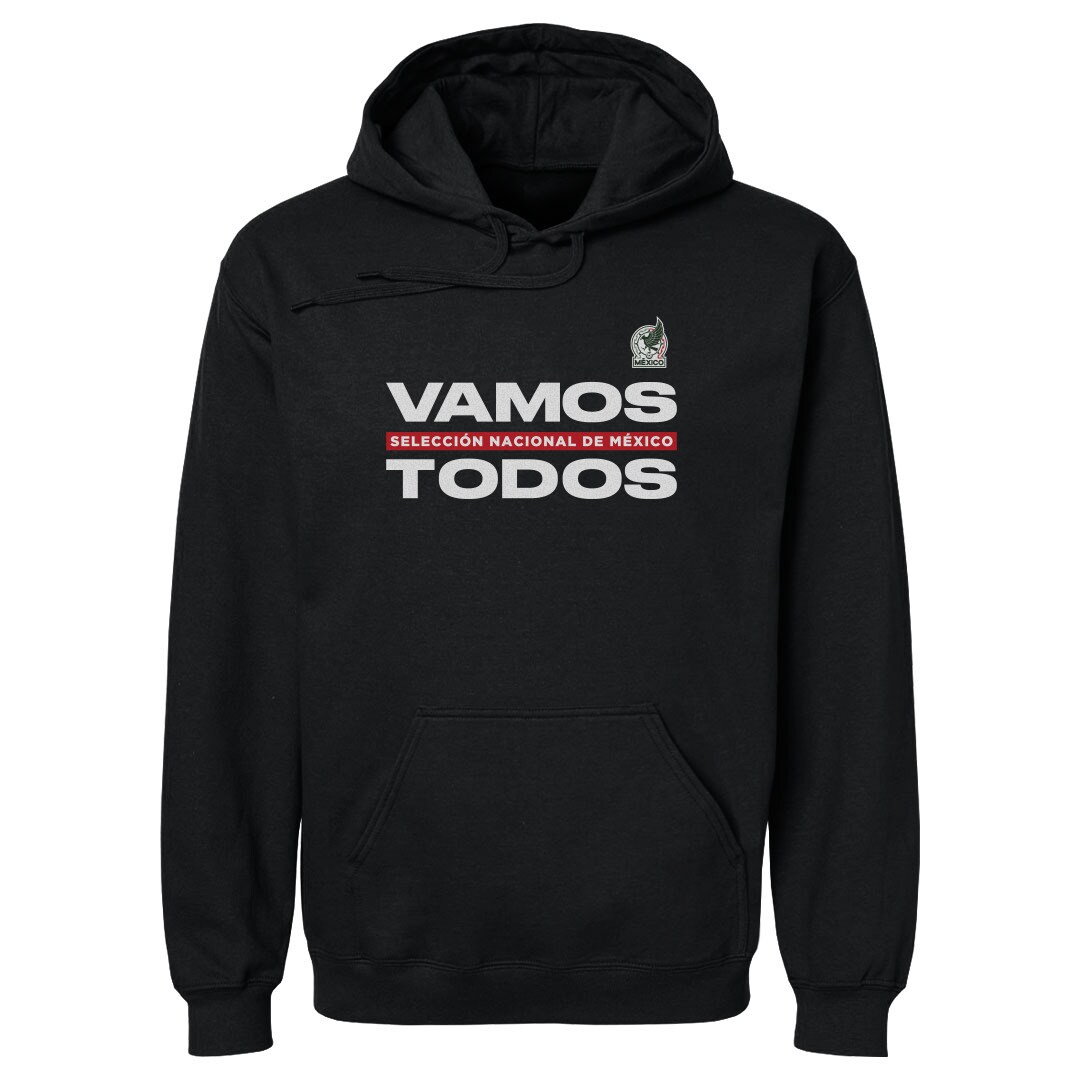 mexico national team 500 level vamos todos pullover hoodie – black Collection – Brazil World Cup Jerseys and T-Shirts