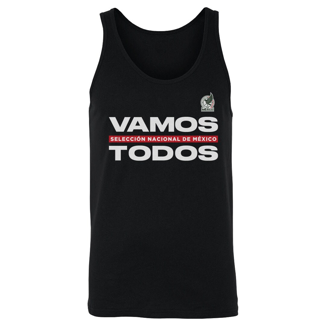 mexico national team 500 level vamos todos tank top – black Collection – Brazil World Cup Jerseys and T-Shirts